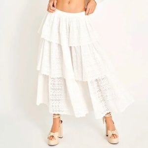 NWT LoveShackFancy Kasiana Skirt
